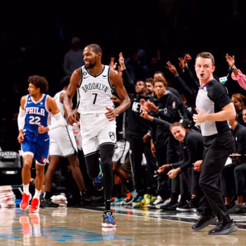 Kevin Durant, Sixers. Foto: gettyimages
