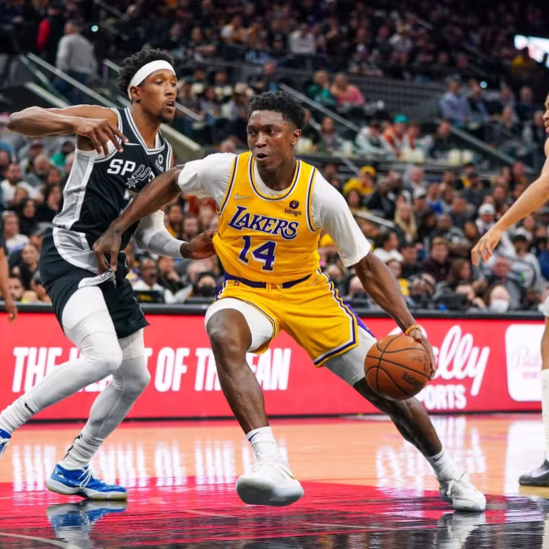 Stanley Johnson, en un partido contra San Antonio Spurs