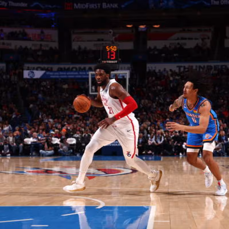 Joel Embiid, triple-doble. Foto: gettyimages