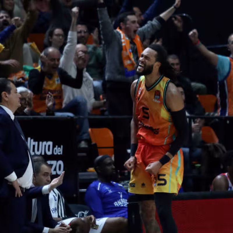 Valencia Basket, dónde ver contra Villerbeune en Euroliga 2023. Foto: gettyimages