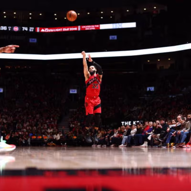 Fred Van Vleet, actuación ante Pistons. Foto: gettyimages
