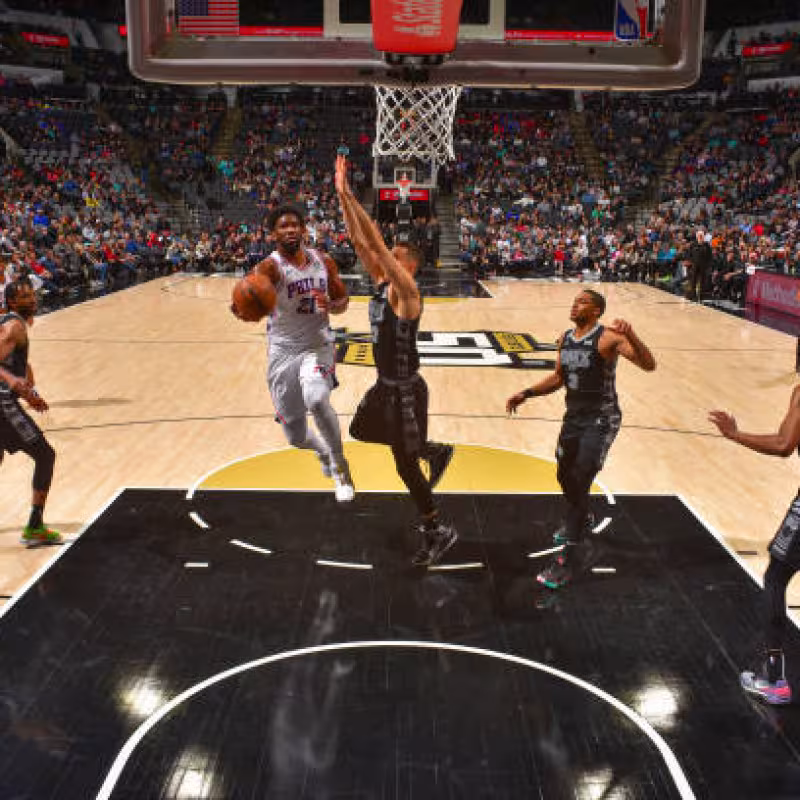 Joel Embiid, actuación estelar. Foto: gettyimages