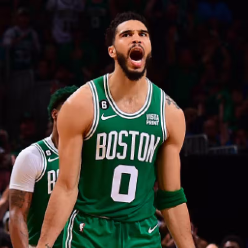 Jayson Tatum, estrella de Boston Celtics. 