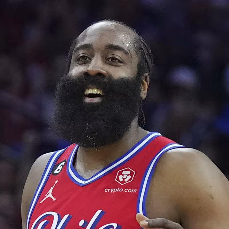 James Harden, jugador de Philadelphia 76ers.