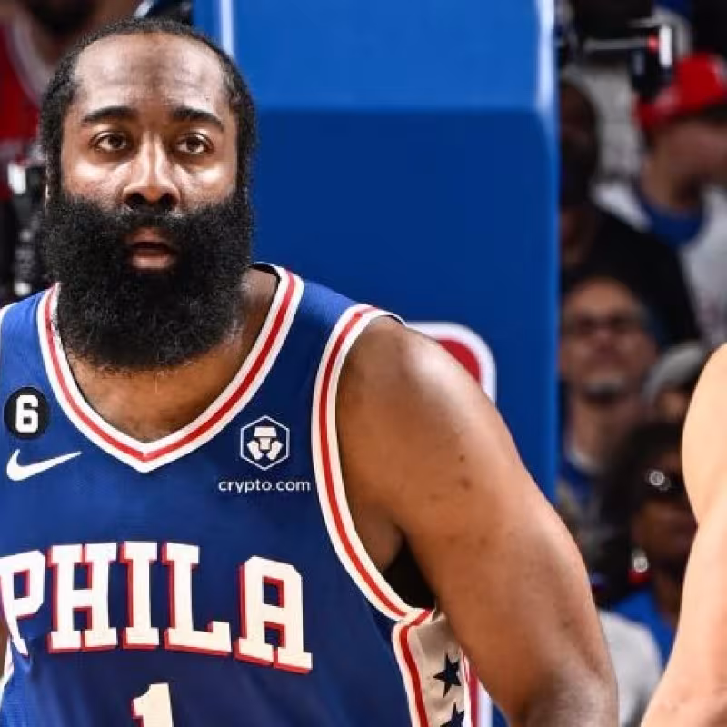 James Harden, jugador de Philadelphia 76ers.