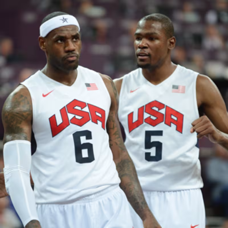 LeBron James y Kevin Durant