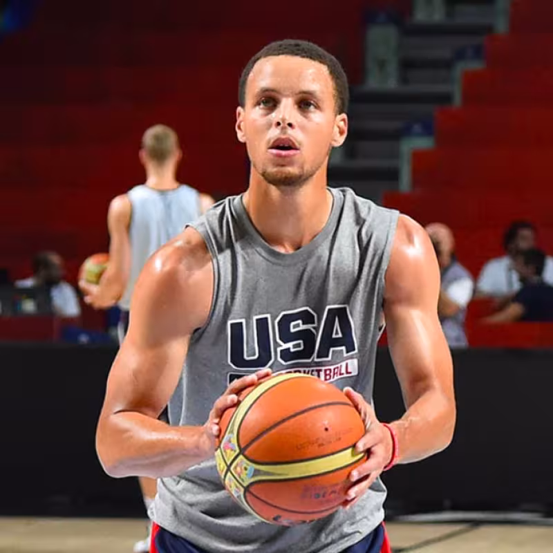 Stephen Curry, con el Team USA.
