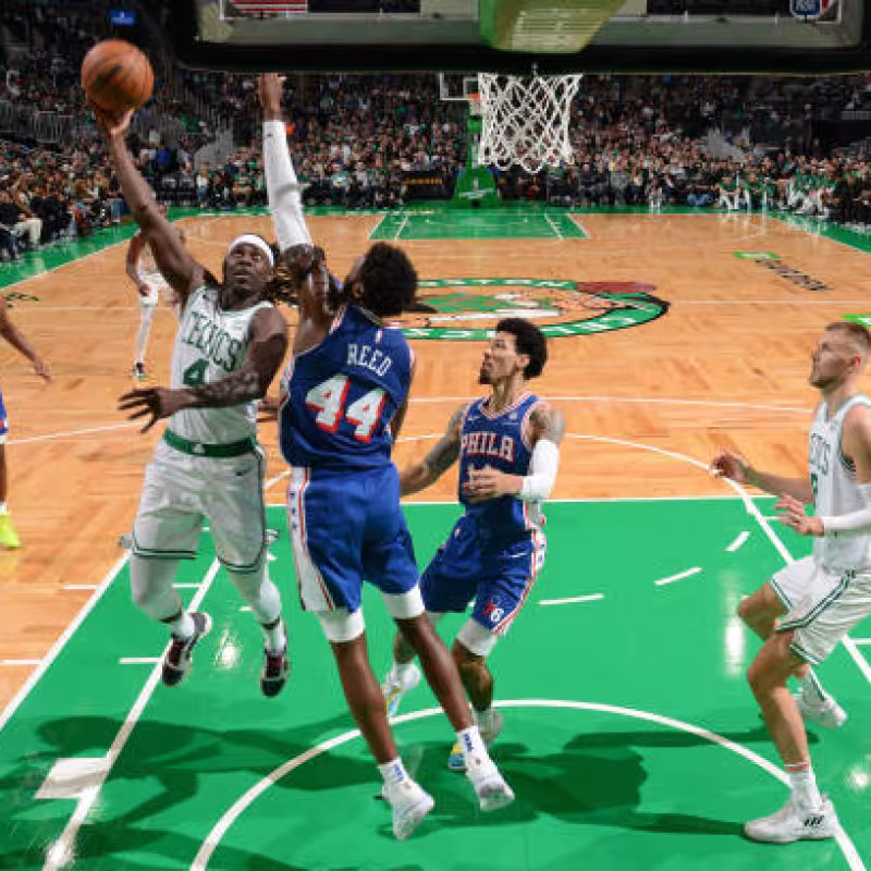 Jrue Holiday, debut con Boston Celtics. Foto: gettyimages