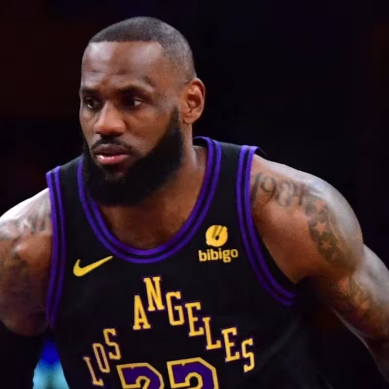 LeBron James, jugador de Los Angeles Lakers.