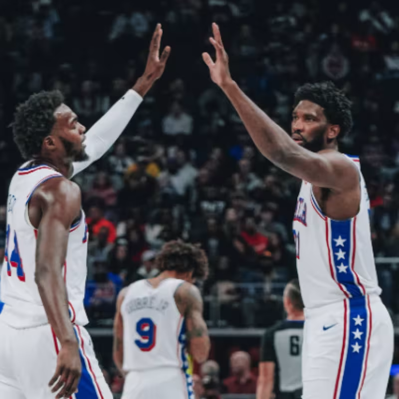 Joel Embiid está jugando a un gran nivel.