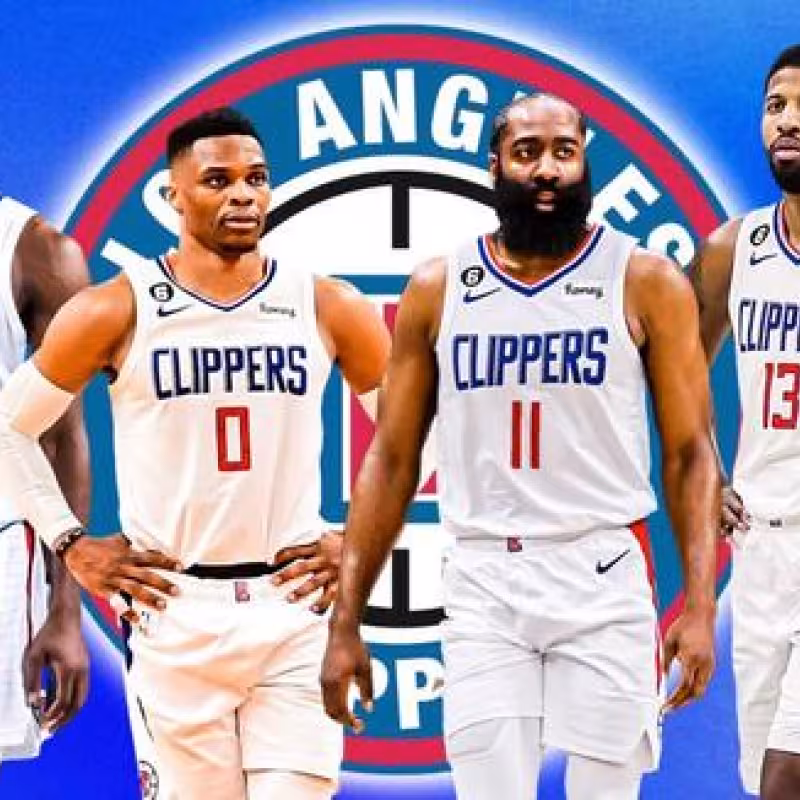 Kawhi Leonard, Russell Westbrook, James Harden y Paul George