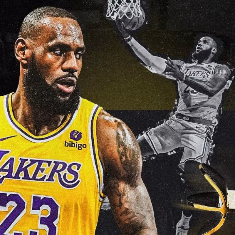 LeBron James, jugador de Los Angeles Lakers.