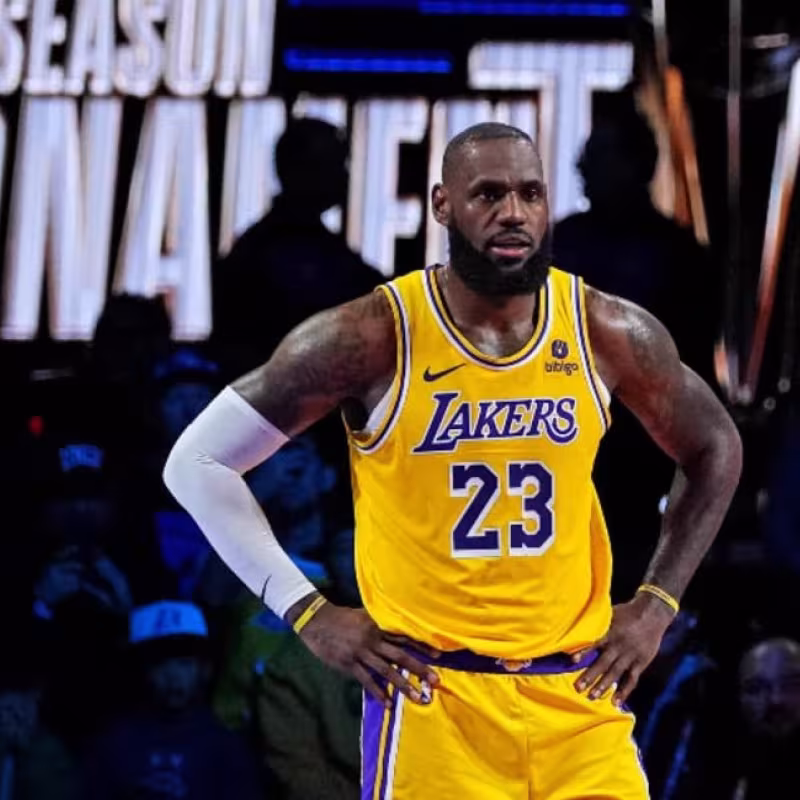 LeBron James, jugador de Los Angeles Lakers.