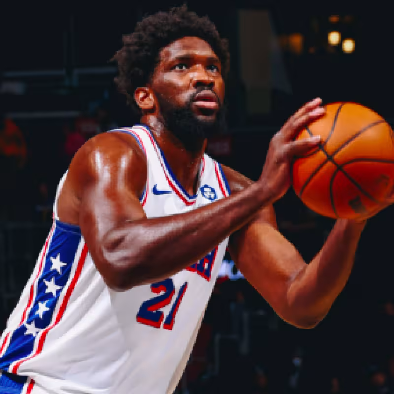 Joel Embiid, jugador de Philadelphia 76ers.