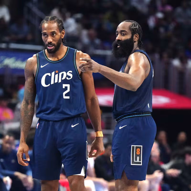 Kawhi Leonard y James Harden