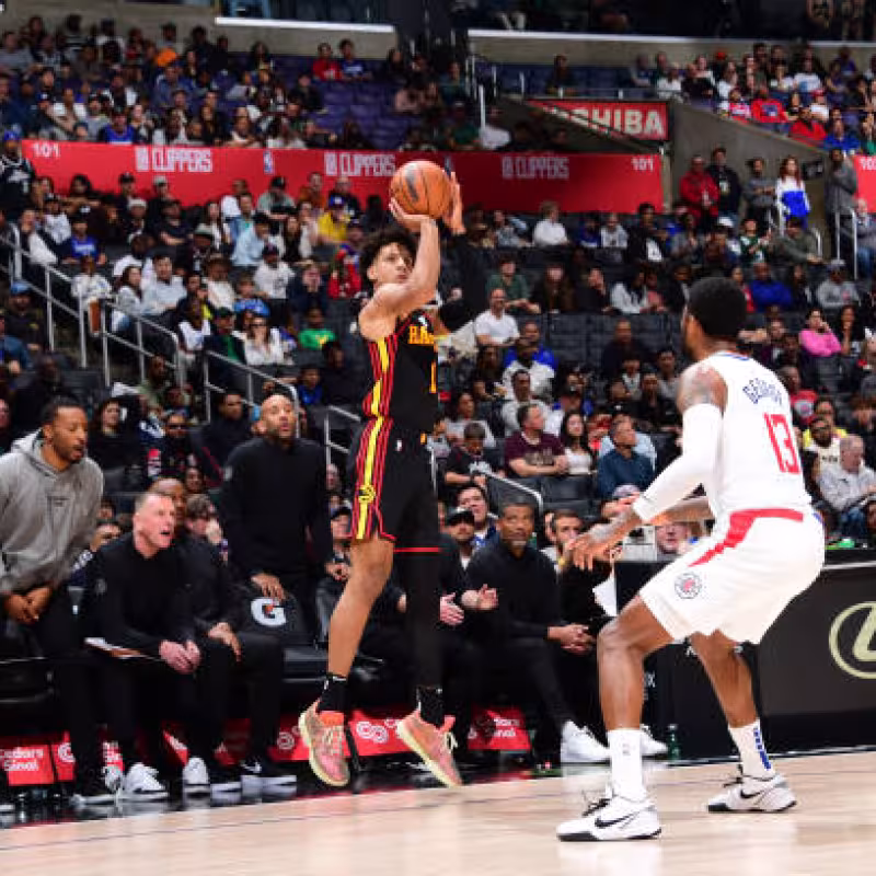 Jalen Johnson, ilusión Atlanta Hawks. Foto: gettyimages