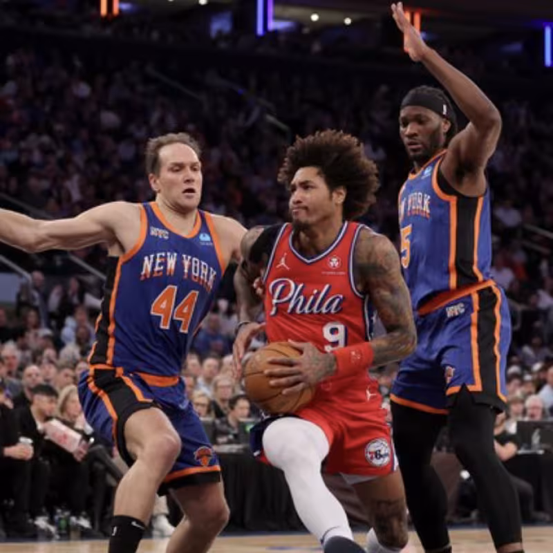 Sixers y Knicks parecieron volver al pasado.