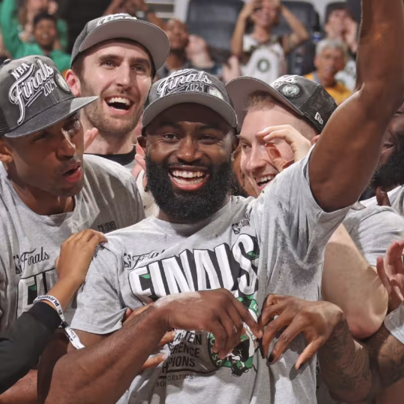 Jaylen Brown, estrella de Boston Celtics. 