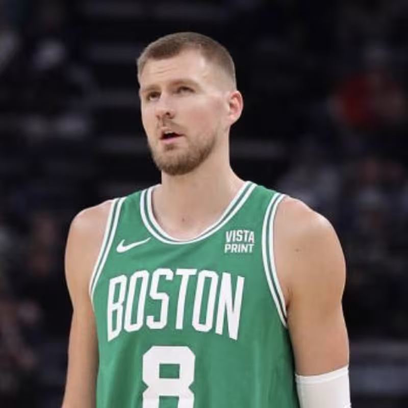 Kristaps Porzingis, jugador de Boston Celtics. 