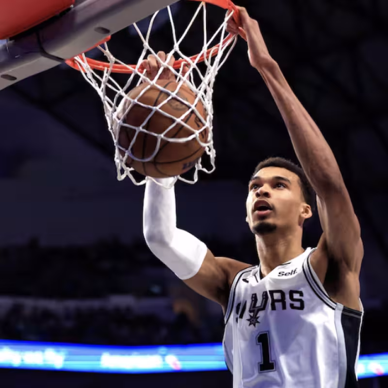 Victor Wembanyama, estrella de San Antonio Spurs. 