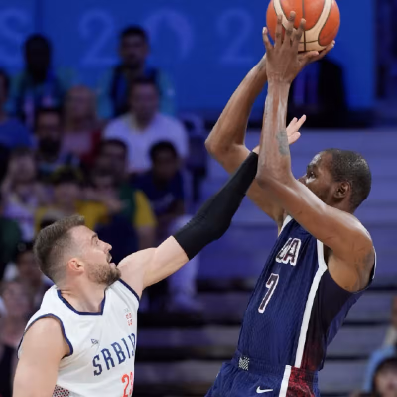 Kevin Durant, estrella del Team USA.