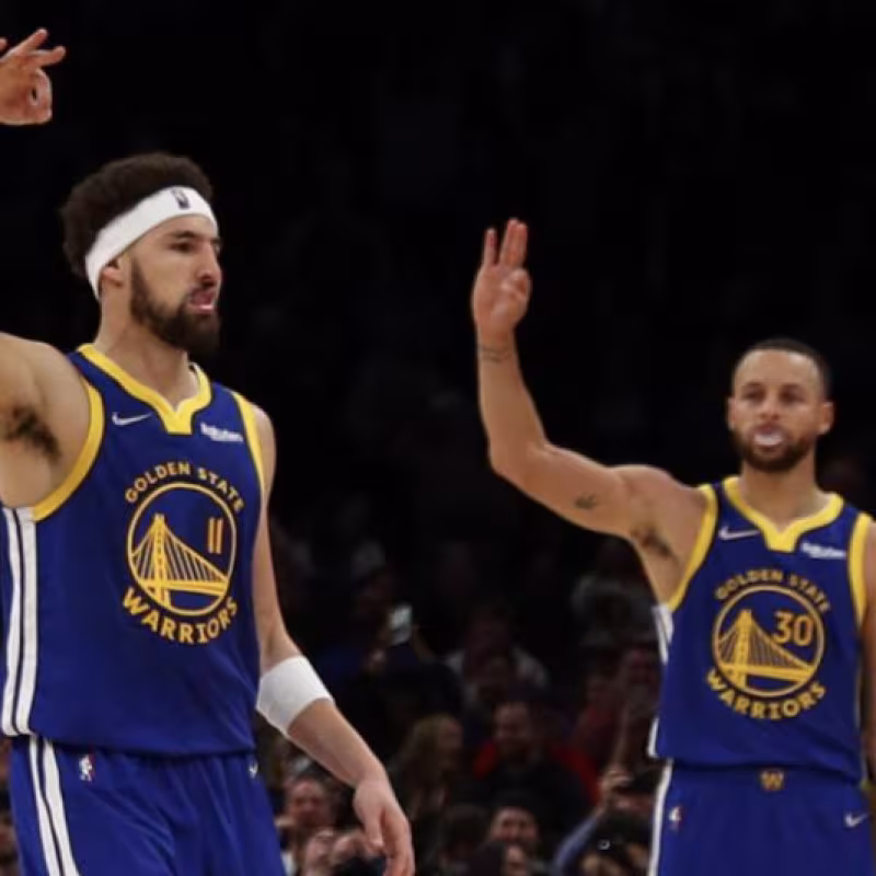 Klay Thompson y Stephen Curry, nunca más juntos en Golden State Warriors. 