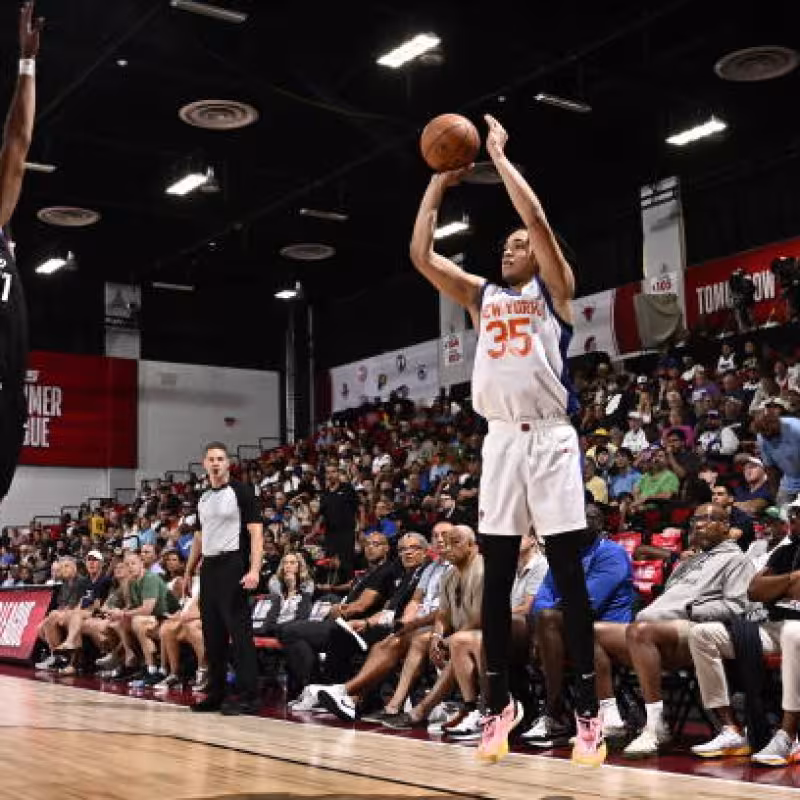 Pacome Dadiet, acierto de Knicks. Foto: gettyimages