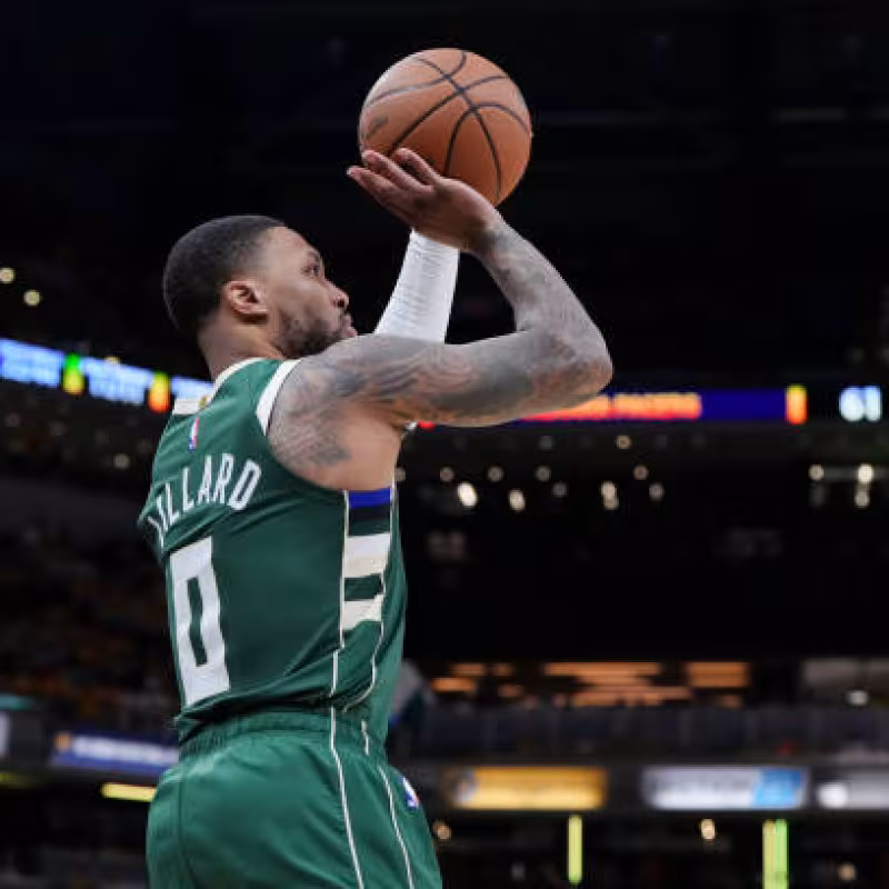 Damian Lillard, Bucks' confidence. Photo: gettyimages.