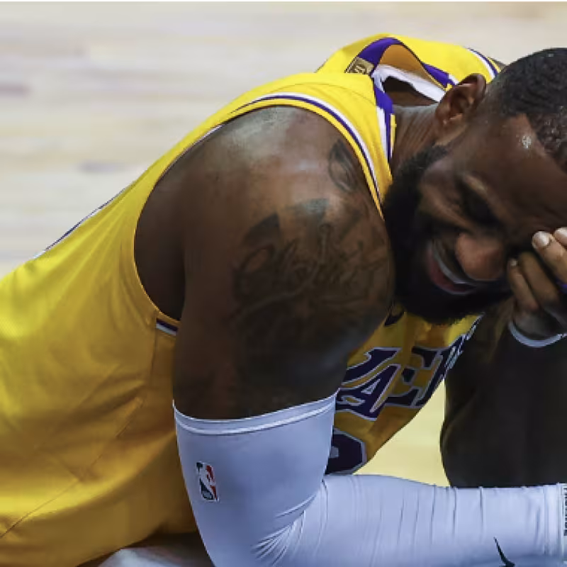 LeBron James, estrella de Los Angeles Lakers. 