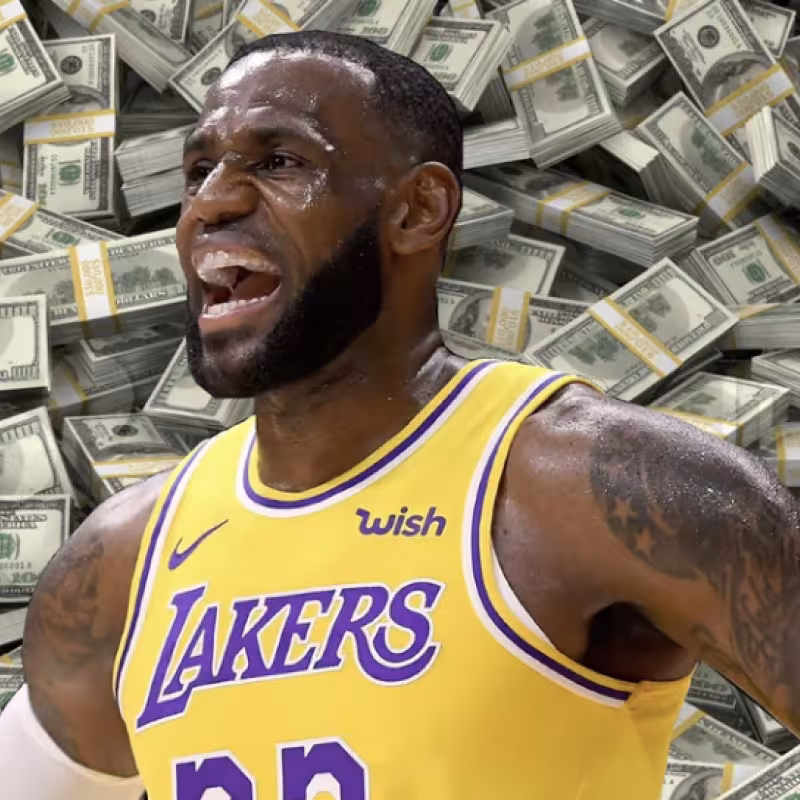 LeBron James, estrella de Los Angeles Lakers. 