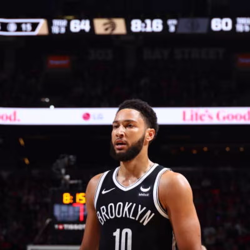 Ben Simmons, tiro. Foto: gettyimages