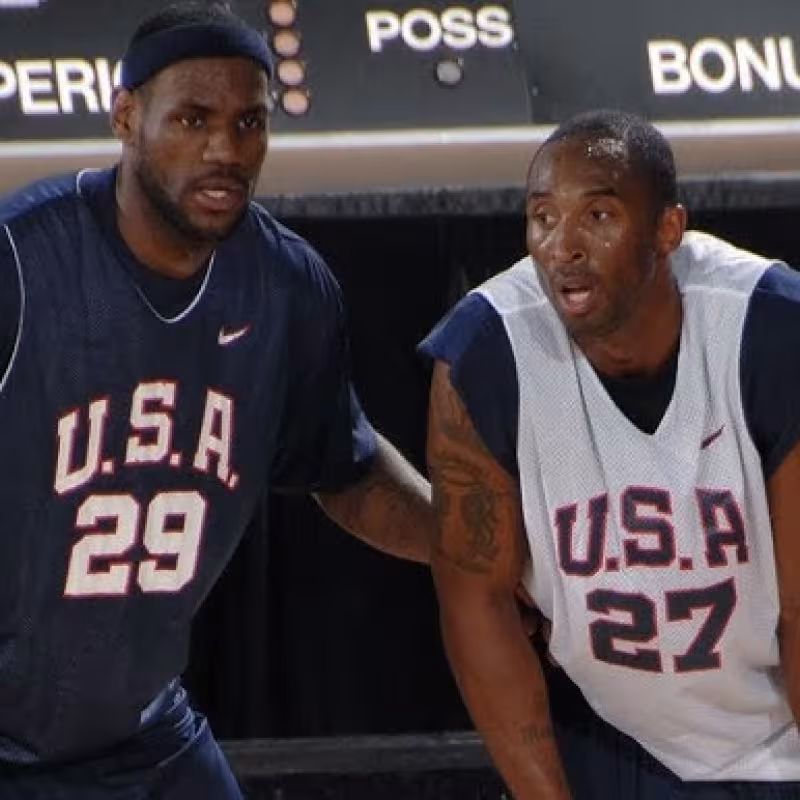LeBron James y Kobe Bryant