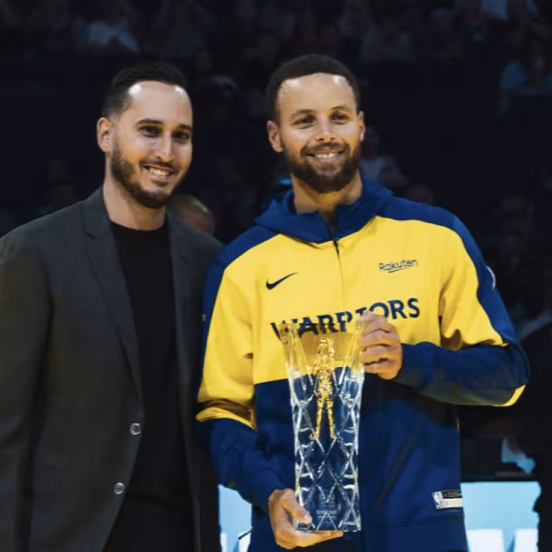 Stephen Curry, estrella de Golden State Warriors. 