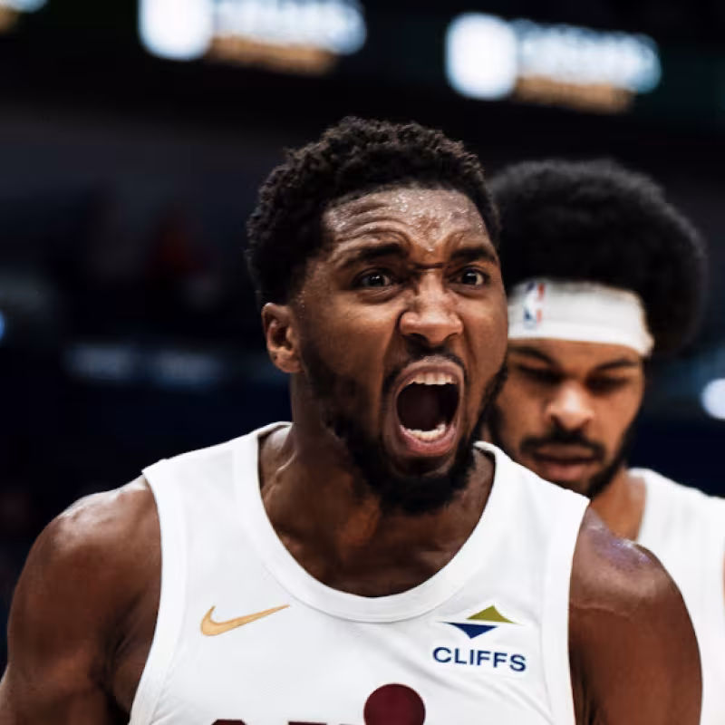 Donovan Mitchell, estrella de Cleveland Cavaliers. 