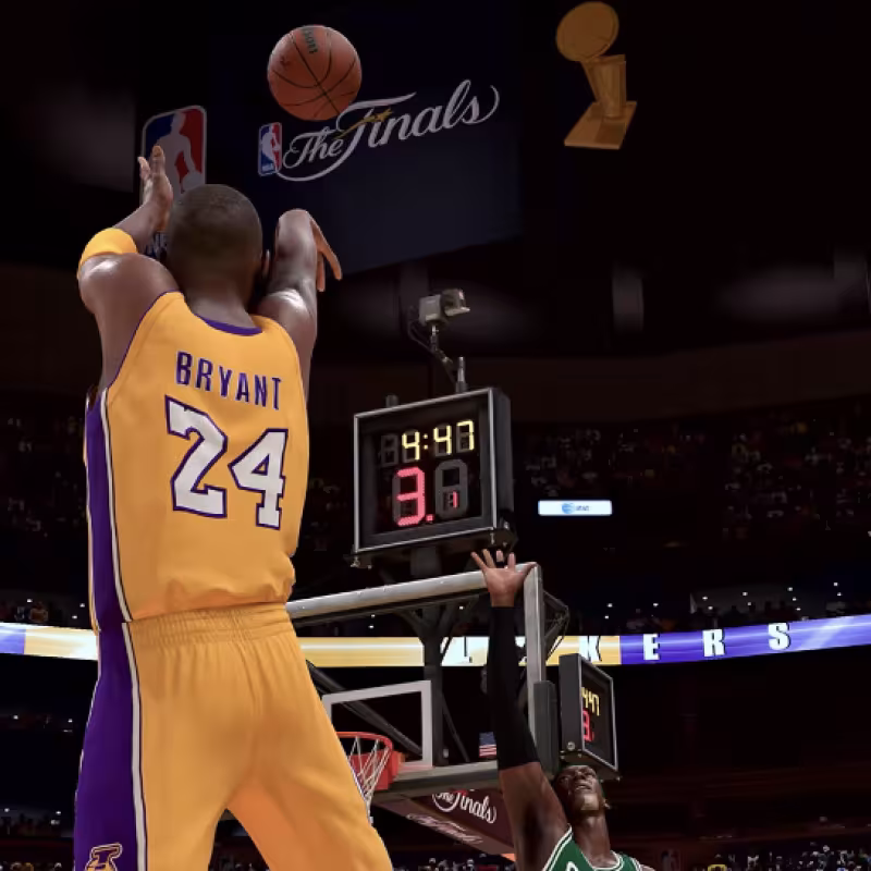 Kobe Bryant, una máquina también en el NBA 2K.