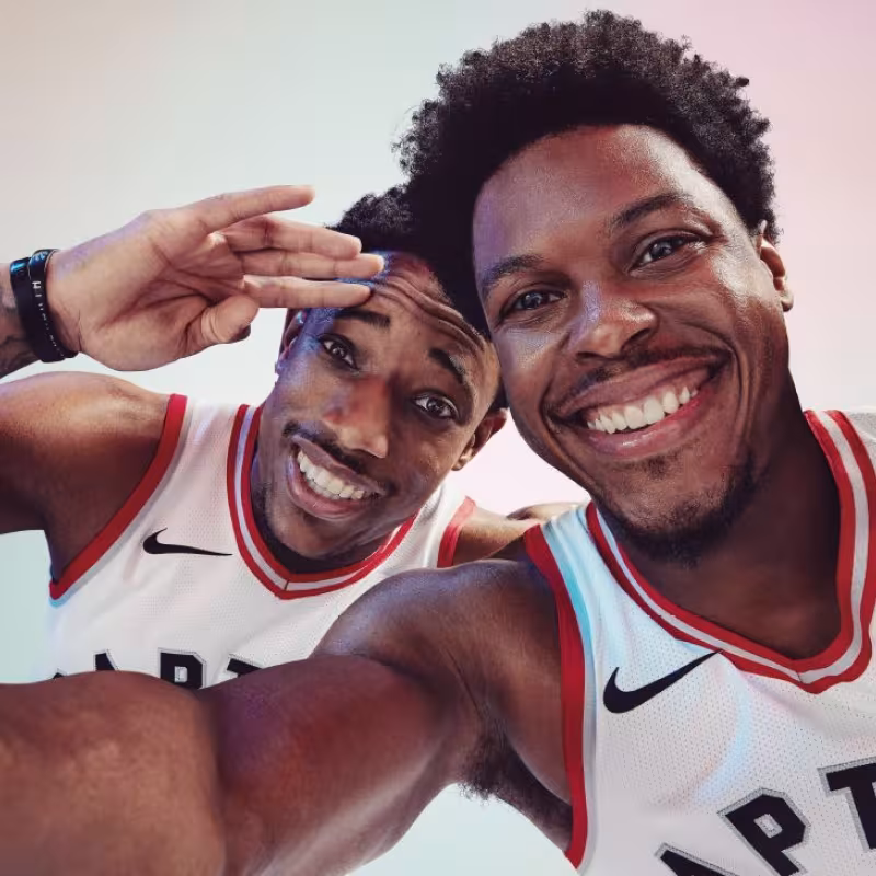 DeMar DeRozan y Kyle Lowry