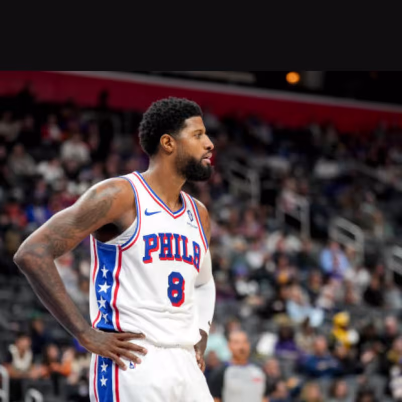 Paul George, nueva lesión con Sixers. Foto: gettyimages