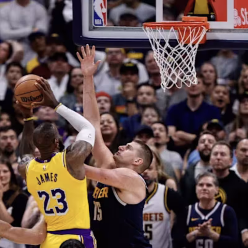 LeBron James, estrella de la NBA. 