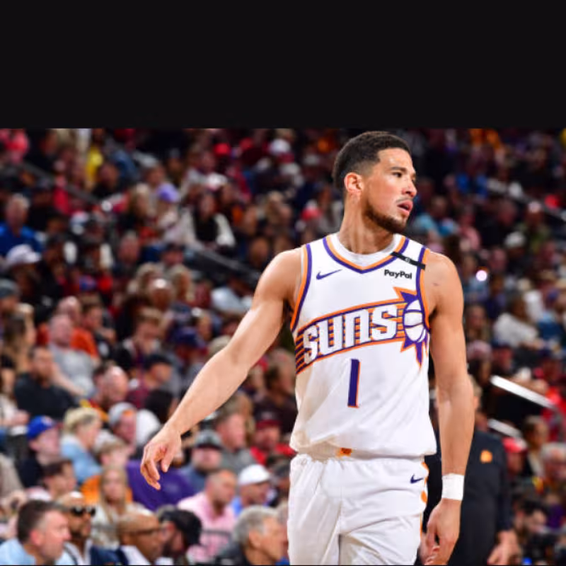 Devin Booker, rumores NBA de traspaso a Conferencia Oeste. Foto: gettyimages