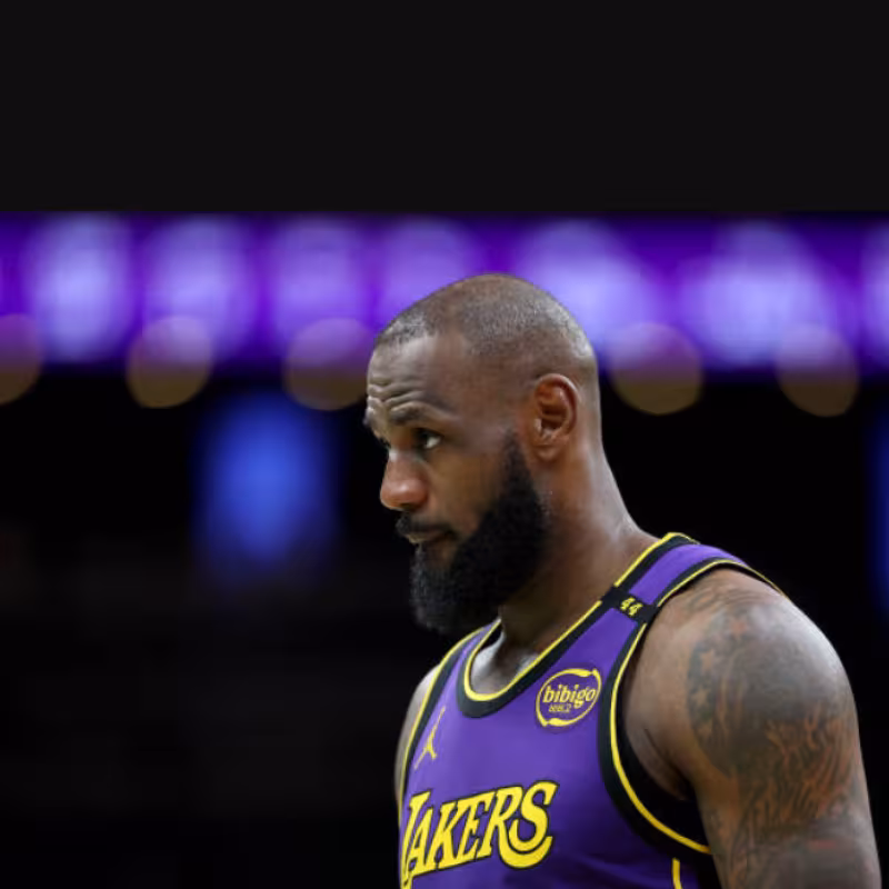 Lesión de Lebron James. Foto. gettyimages