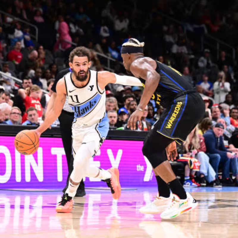 Trae Young destrozó a los Warriors. Foto. gettyimages