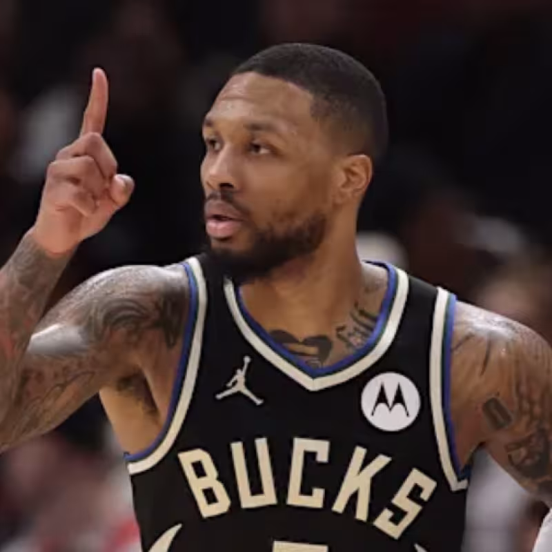 Damian Lillard, jugador de Milwaukee Bucks. 