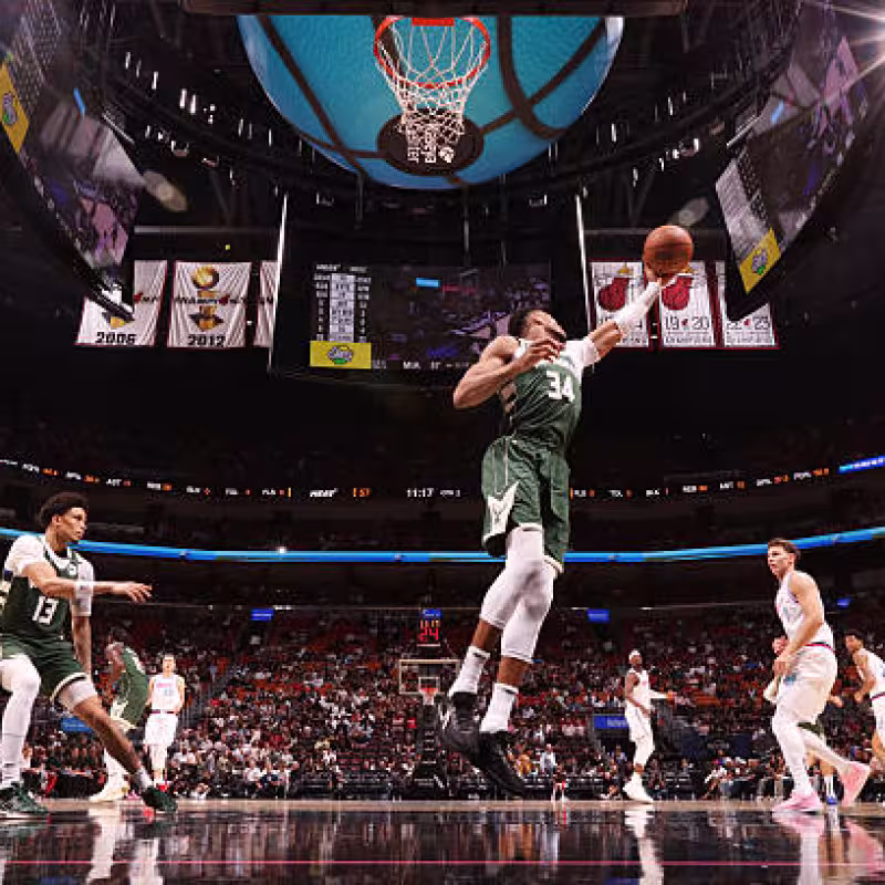 Giannis Antetokounmpo, aspiraciones de los Bucks. Foto: gettyimages
