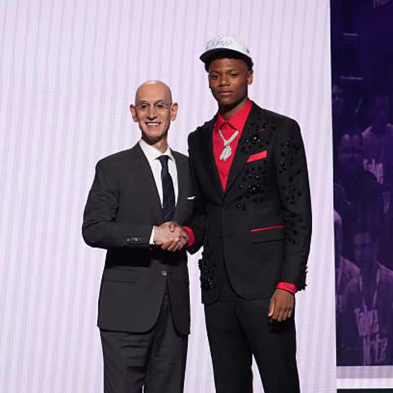 Ace Bailey, polémica con Utah Jazz. Foto: gettyimages