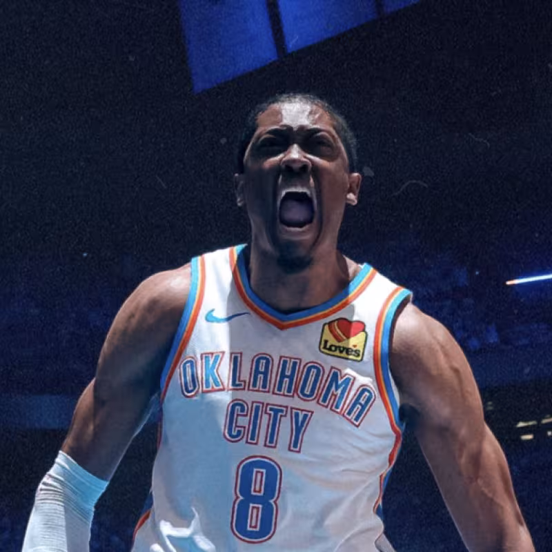 Partido increíble de Jalen Williams. 