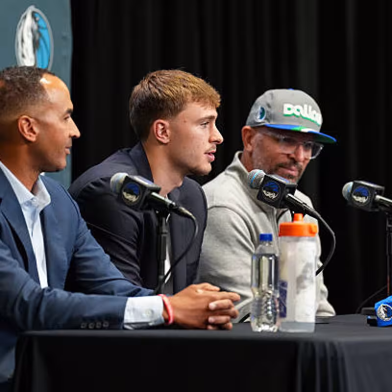 Planes de los Mavs con Cooper Flagg. Foto: gettyimages