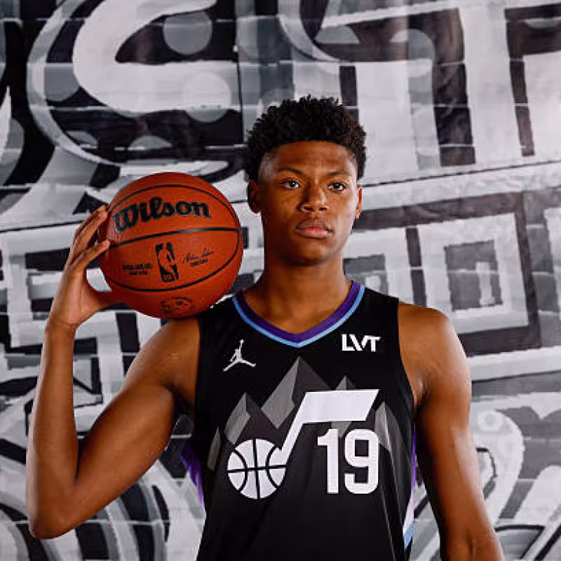 Ace Bailey, expectativas en Utah Jazz. Foto: gettyimages