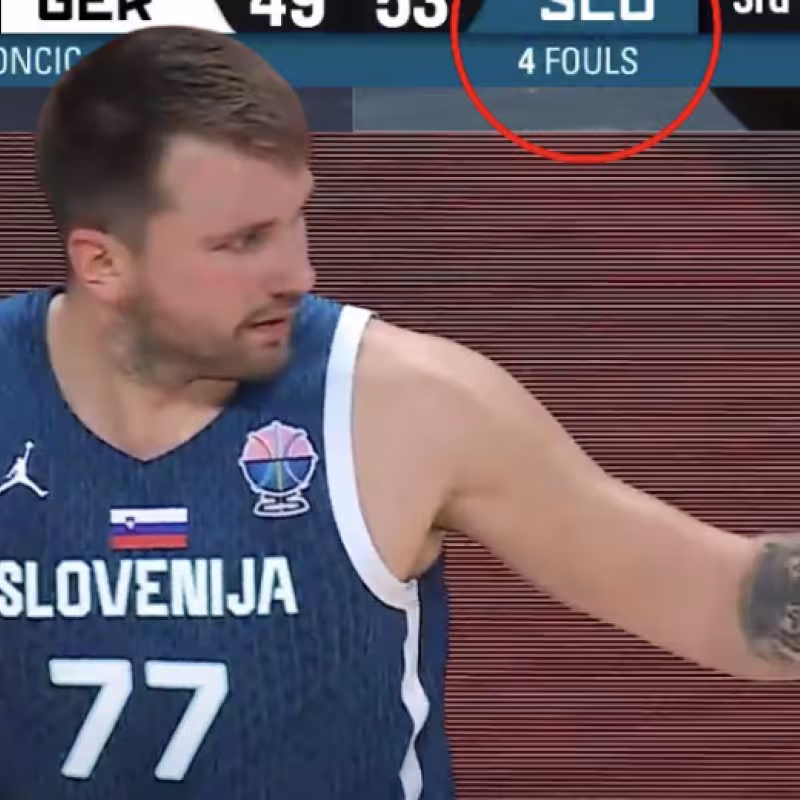 Luka Doncic, robado en Riga en el Eurobasket.