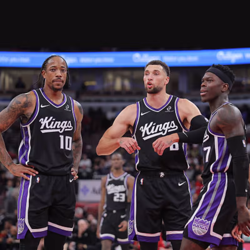 Sacramento Kings, quinteto titular desastroso. Foto: gettyimages