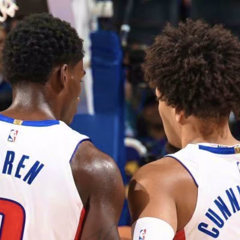 Cunningham y Duren, estrellas de los Pistons.
